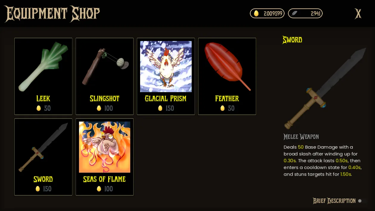 Equipment Shop