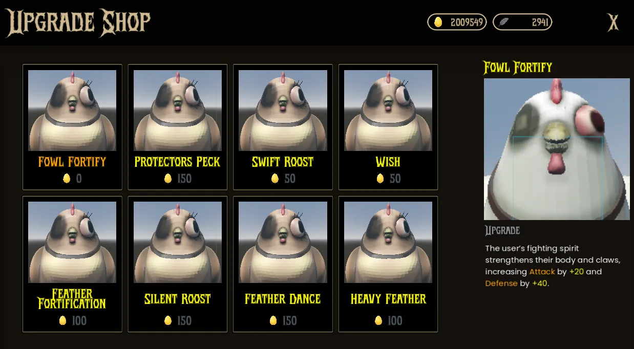 In Run Upgrade Shop