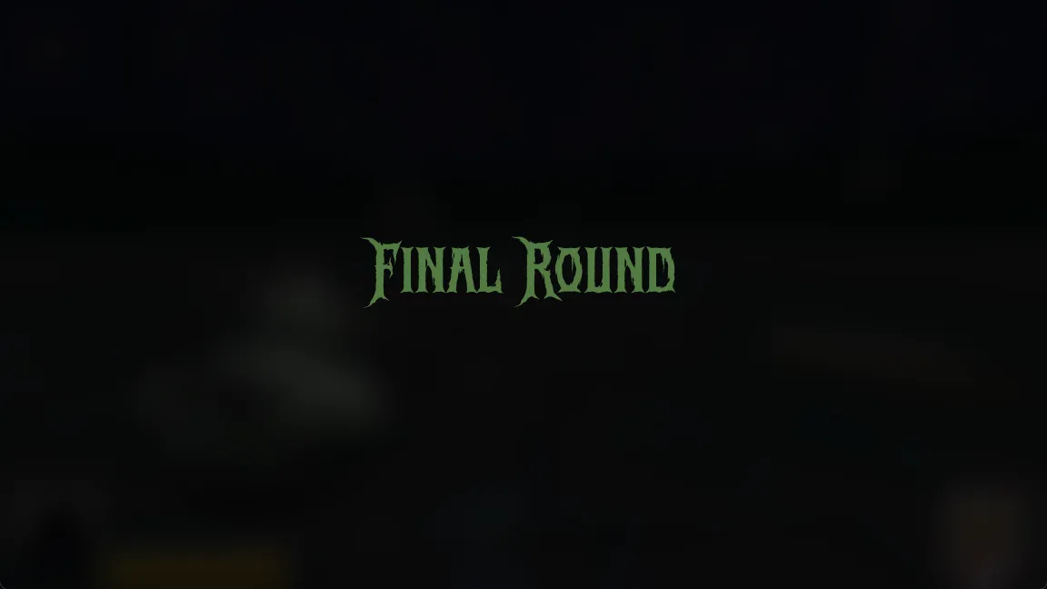 Final Round Screen