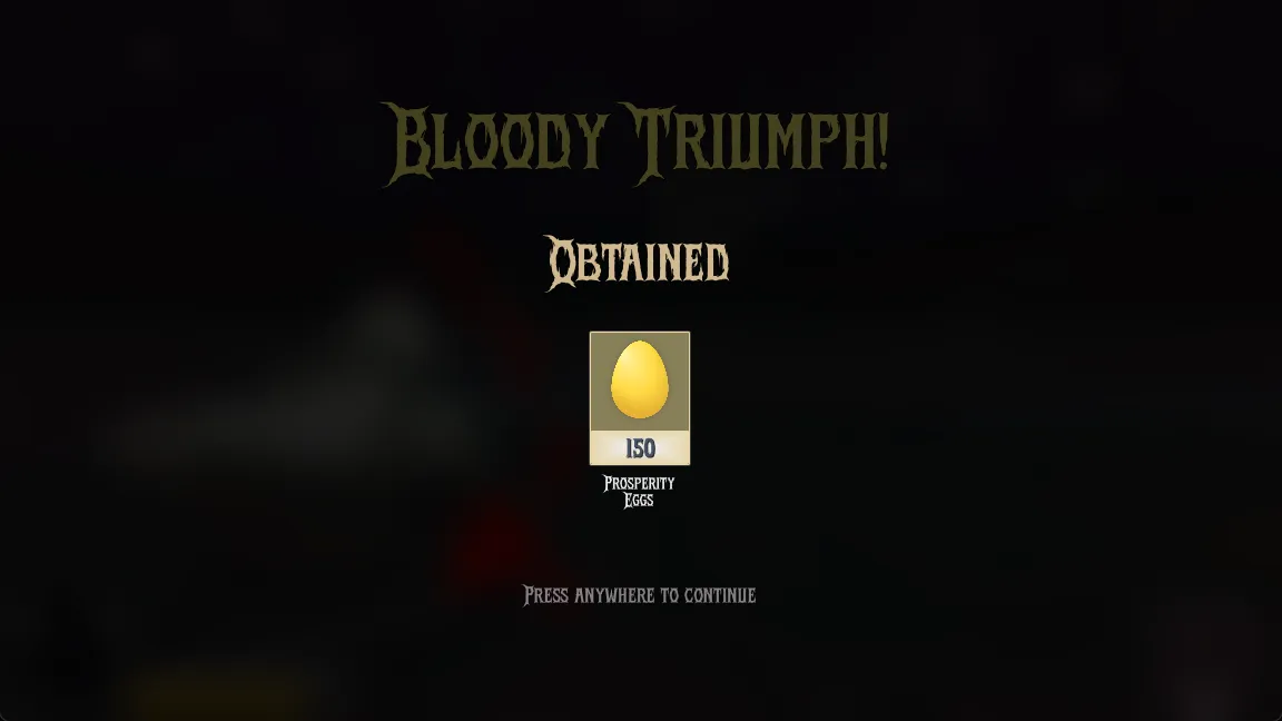 Victory Screen Arena Without Boss